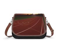 FodPand Dusk Running Track Crossbody Bags for Women Sling Bag with Adjustable Strap, Crossbody Purse for Everyday & Travel