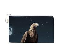 FodPand Eagle Under The Stars Wallet for Women Men, Coin Purse Compact, Card Holder Multi-Purpose for Coins, Cosmetics, Invoice