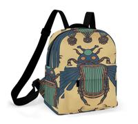 FodPand Egyptian Scarab Travel Backpack Daypack Laptop Bag | Laptop Backpack with 2 Compartments Large Computer Bag for Men/Women