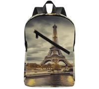 FodPand Eiffel Tower Paris Laptop Backpack for Travel Backpack Large with 2 Compartments,Computer Bag for Men/Women