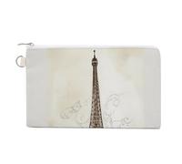 FodPand Eiffel Tower Wallet for Women Men, Coin Purse Compact, Card Holder Multi-Purpose for Coins, Cosmetics, Invoice