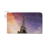 FodPand Eiffel Tower2 Wallet for Women Men, Coin Purse Compact, Card Holder Multi-Purpose for Coins, Cosmetics, Invoice