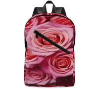 FodPand Elegant Rose Flower Laptop Backpack for Travel Backpack Large with 2 Compartments,Computer Bag for Men/Women