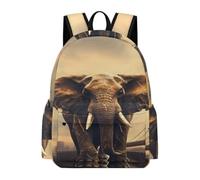 FodPand Elephant On A Bridge Backpack Travel Bag Laptop Backpack