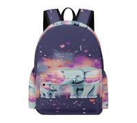 FodPand Elephant Sprays Love Backpack Travel Bag Laptop Backpack