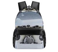 FodPand Emperor Penguin Huddle Laptop Backpack Travel Backpacks Casual Daypack Water-Resistant Bookbag for 15.6 Inch