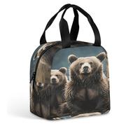 FodPand Encounter Animal Bear Lunch Bag Lunch Box Cooler Bag