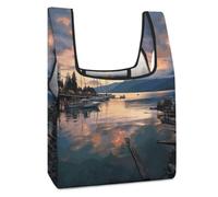 FodPand Evening in Vancouver Reusable Grocery Bags Tote Bags
