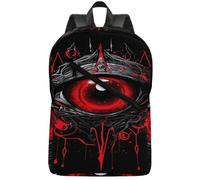 FodPand Eye of Hell Laptop Backpack for Travel Backpack Large with 2 Compartments,Computer Bag for Men/Women