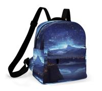 FodPand Fantasy Night Scene Travel Backpack Daypack Laptop Bag | Laptop Backpack with 2 Compartments Large Computer Bag for Men/Women