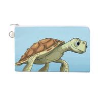 FodPand Finding Sea Turtles Wallet for Women Men, Coin Purse Compact, Card Holder Multi-Purpose for Coins, Cosmetics, Invoice