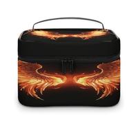 FodPand Fire Angle Wings Makeup Bag Toiletry Bag Cosmetic Bags