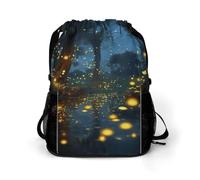 FodPand Fireflies Gym Bag Backpack Drawstring Backpack