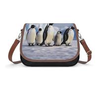 FodPand Five Penguins Crossbody Bags for Women Sling Bag with Adjustable Strap, Crossbody Purse for Everyday & Travel