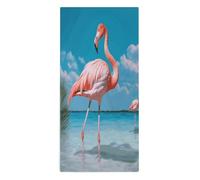 FodPand Flamingo in Water Microfiber Towels, Decorative Bath Towel Soft & Lightweight, Hand Towels Multipurpose Use for Bathroom, Pool, Gym, Spa, and Hotel Use
