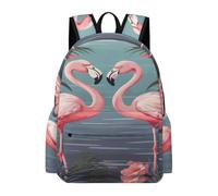 FodPand Flock of Tropical Flamingos Backpack Travel Bag Laptop Backpack