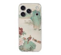 FodPand Flowers and Birds Phone Case for iPhone 17 TPU Hard Phone Protective Cover Anti-Scratch Shockproof Minimalist Aesthetic Case for Women & Men Transparent