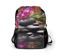 FodPand Flowers in Fountain Gym Bag Backpack Drawstring Backpack