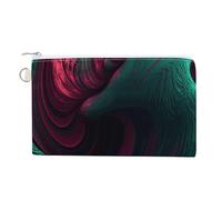 FodPand Flowing Lines Wallet for Women Men, Coin Purse Compact, Card Holder Multi-Purpose for Coins, Cosmetics, Invoice