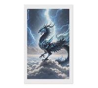 FodPand Flying Dragon Diamond Painting Kits for Adults Beginners 12x20 Full Drill Diamond Art with DIY Tools Round 5d Diamonds Dots Crafts Gem Art Paint by Diamonds for Home Wall Decor Relaxing Gift