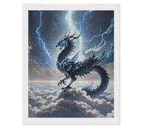 FodPand Flying Dragon Diamond Painting Kits for Adults Beginners 16x20 Full Drill Diamond Art with DIY Tools Square 5D Diamonds Dots Crafts Gem Art Paint by Diamonds for Home Wall Decor Relaxing Gift