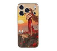 FodPand Flying Seagull View Phone Case for iPhone 17 TPU Hard Phone Protective Cover Anti-Scratch Shockproof Minimalist Aesthetic Case for Women & Men Transparent