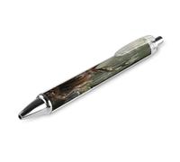 FodPand Forest Wildlife Ballpoint Pens Fine Point Smooth Writing Pen Retractable Ball Point Pens 0.5mm Black Ink Pen Office Supplies Gifts for Men Women 1 PCS