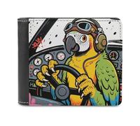 FodPand Funny Pets Wallet for Men Women, PU Leather Slim Card Holder with 8 Card Slots, Minimalist Bifold Wallet Front Pocket Wallets Stylish Purse for Travel Gift