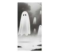FodPand Ghost Beach Towel 30x60 Inch, Microfiber Sand-Free Quick Dry Towel Extra Large, Lightweight Bath Towels for Beach, Pool, Yoga, Picnic & Travel, Super Absorbent