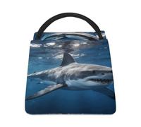 FodPand Great White Shark Lunch Bag Lunch Box Cooler Bag