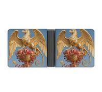 FodPand Griffin Fruit Guard Wallet for Men Leather Bifold Wallet Front Pocket Wallets Card Holder Wallets Money Clip