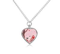 FodPand Heart Tree Bicycle Love Pet Memorial Necklace for Ashes Waterproof Cremation Jewelry for Men Women Adjustable Pet Urn Pendant with Filling Kit Keepsake Gift for Loss of Dog Cat