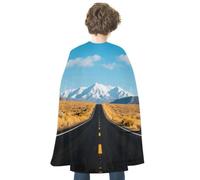 FodPand Highway in The Desert Halloween Cloak Cosplay Costumes for Adults | Soft Satin Cape Poncho, Wizard/Witch/Vampire/Knight/Royal Roleplay, Spooky Party Favor, Trick or Treat Essential Accessories