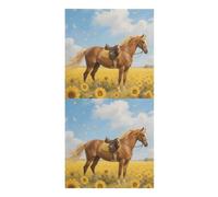FodPand Horse Beach Towel 30x60 Inch, Microfiber Sand-Free Quick Dry Towel Extra Large, Lightweight Bath Towels for Beach, Pool, Yoga, Picnic & Travel, Super Absorbent