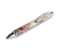 FodPand Horse Image Ballpoint Pens Fine Point Smooth Writing Pen Retractable Ball Point Pens 0.5mm Black Ink Pen Office Supplies Gifts for Men Women 1 PCS