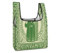 FodPand Irish Blessing St Patrick's Day Reusable Grocery Bags Tote Bags