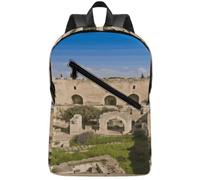 FodPand Israel at The Tower of David Laptop Backpack for Travel Backpack Large with 2 Compartments,Computer Bag for Men/Women