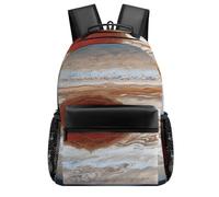FodPand Jupiter Great Red Spot Laptop Backpack Travel Backpacks Casual Daypack Water-Resistant Bookbag for 15.6 Inch