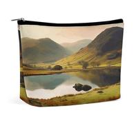 FodPand Lake District National Park Toiletry Bag Large Capacity Makeup Bag Travel Makeup Pouch Mini Cosmetic Bags Zipper Make Up Storage Pouch Make Up Organizer Tool Pouchs