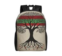 FodPand Laptop Backpack Large Capacity Carry On Backpack for Men Women Business Work Bag Cute Beagle Casual Daypack, Tree Palestinian Flag, One Size, Travel Backpacks