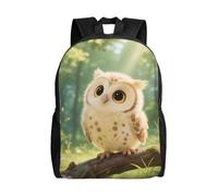 FodPand Laptop Backpack Large Capacity Carry On Backpack for Men Women Business Work Bag Cute Pig Swimming Casual Daypack, Cute Owl Cub, One Size, Travel Backpacks