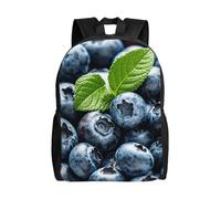 FodPand Laptop Backpack Large Capacity Carry On Backpack for Men Women Business Work Bag Delicious blueberries Casual Daypack, Delicious Blueberries, One size