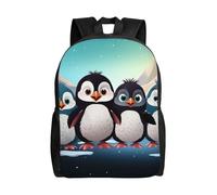 FodPand Laptop Backpack Large Capacity Carry On Backpack for Men Women Business Work Bag Fleur-de-Lis and Coat Arms Knight Casual Daypack, Five Cute Penguins, One Size, Travel Backpacks