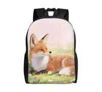 FodPand Laptop Backpack Large Capacity Carry On Backpack for Men Women Business Work Bag Giraffe in the Sun Casual Daypack, Cute Fox, One size