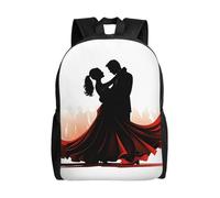 FodPand Laptop Backpack Large Capacity Carry On Backpack for Men Women Business Work Bag Golden Retrievers Casual Daypack, Ballroom Dance, One size