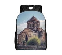 FodPand Laptop Backpack Large Capacity Carry On Backpack for Men Women Business Work Bag I Love French Bulldog Casual Daypack, Armenian Church, One size
