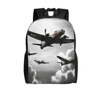 FodPand Laptop Backpack Large Capacity Carry On Backpack for Men Women Business Work Bag Ice and Fire Dragons Casual Daypack, World War, One Size, Travel Backpacks