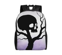 FodPand Laptop Backpack Large Capacity Carry On Backpack for Men Women Business Work Bag Lofaris Cat Casual Daypack, Gothic Skull Tree, One size