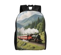FodPand Laptop Backpack Large Capacity Carry On Backpack for Men Women Business Work Bag Train Casual Daypack, Train, One Size, Travel Backpacks
