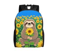 FodPand Laptop Backpack Large Capacity Carry On Backpack for Men Women Business Work Bag Train Casual Daypack, Sunflower Sloth, One Size, Travel Backpacks